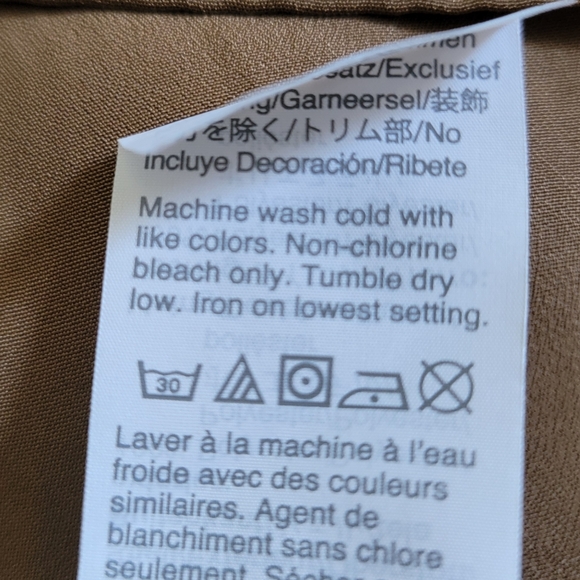 J. Crew Smocked-Waist Polka Dot Midi Dress in Brown, Size L - Picture 9 of 9